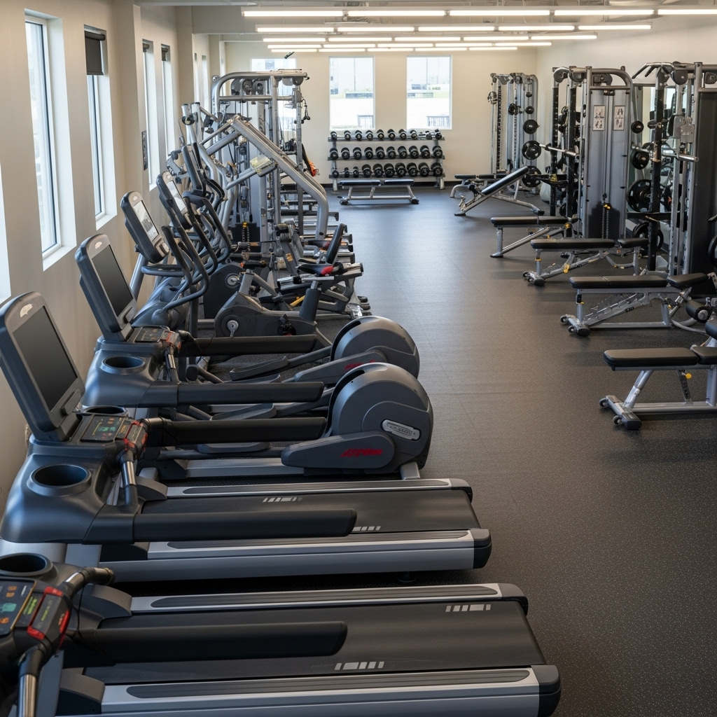 Iron Mike's Gym fitness equipment and workout environment